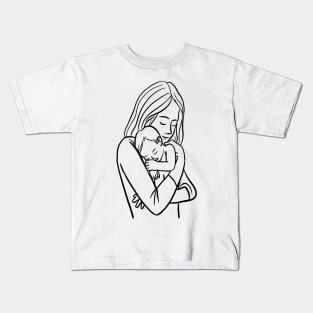 I Love My Mom T-Shirt Kids T-Shirt